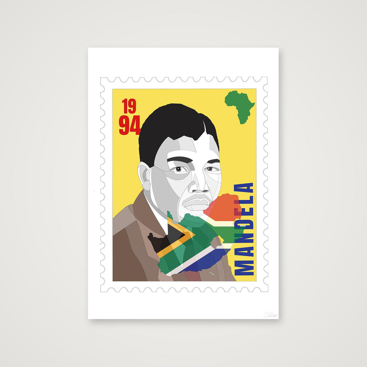 Mandela — 59×84cm, 23×33" Print only