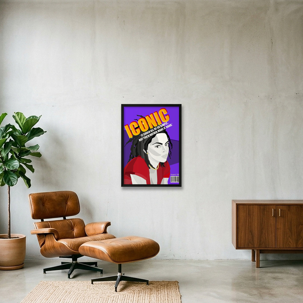 Lauryn hill — 42×59cm, 17×23" Black Frame