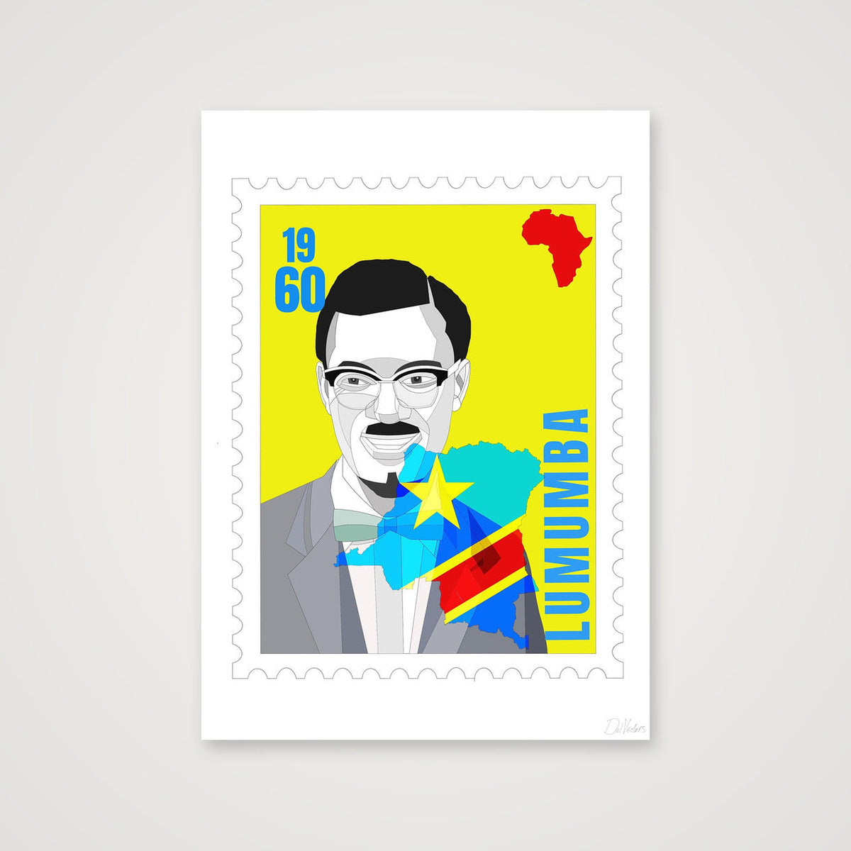 Lumumba — 42×59cm, 17×23" Print only