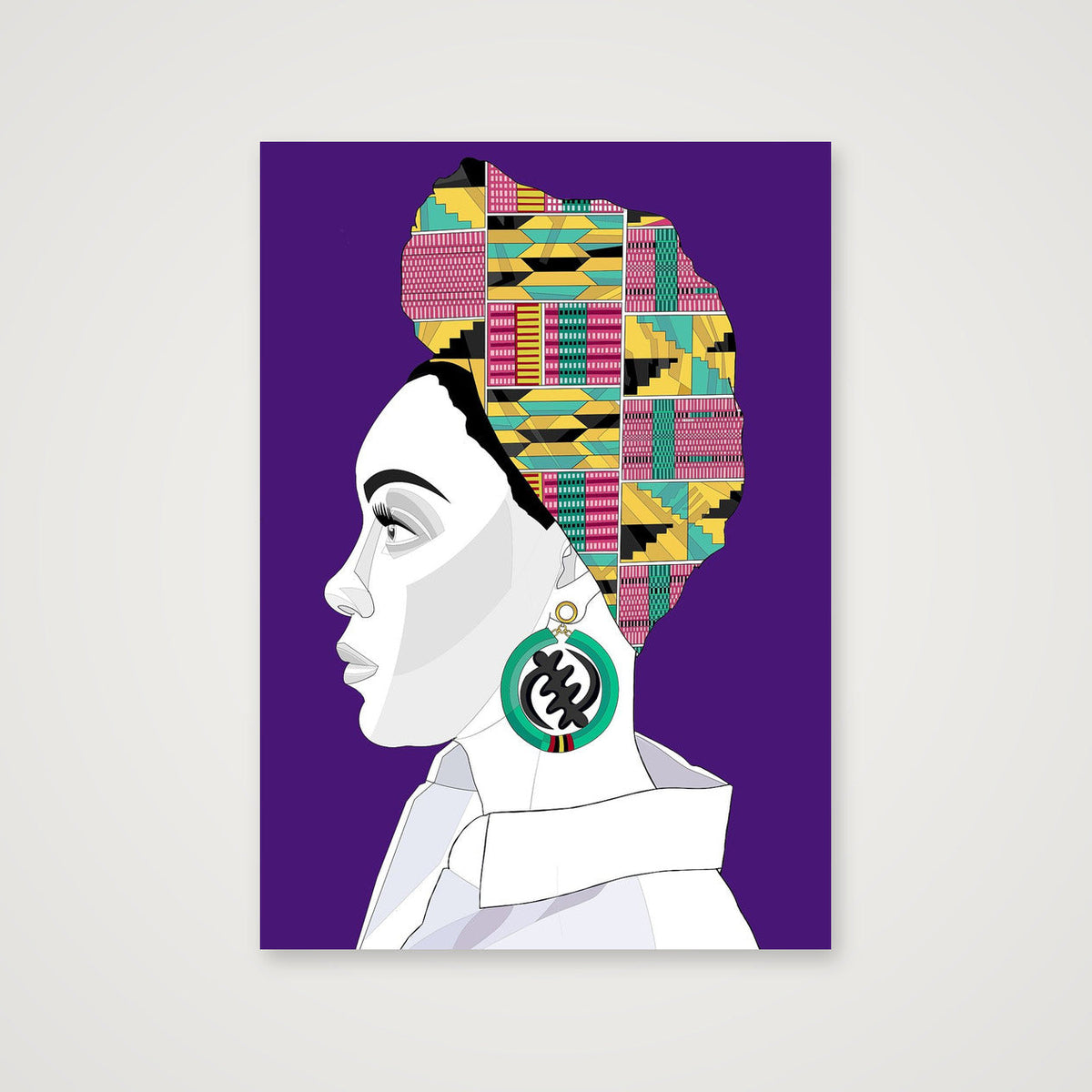 kente 1 — A3 (30×42cm, 12×17") Print only