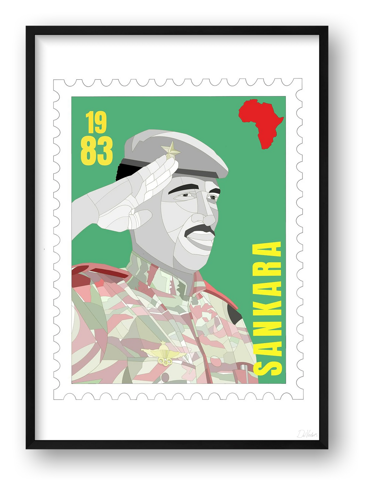 Thomas Sankara — framed