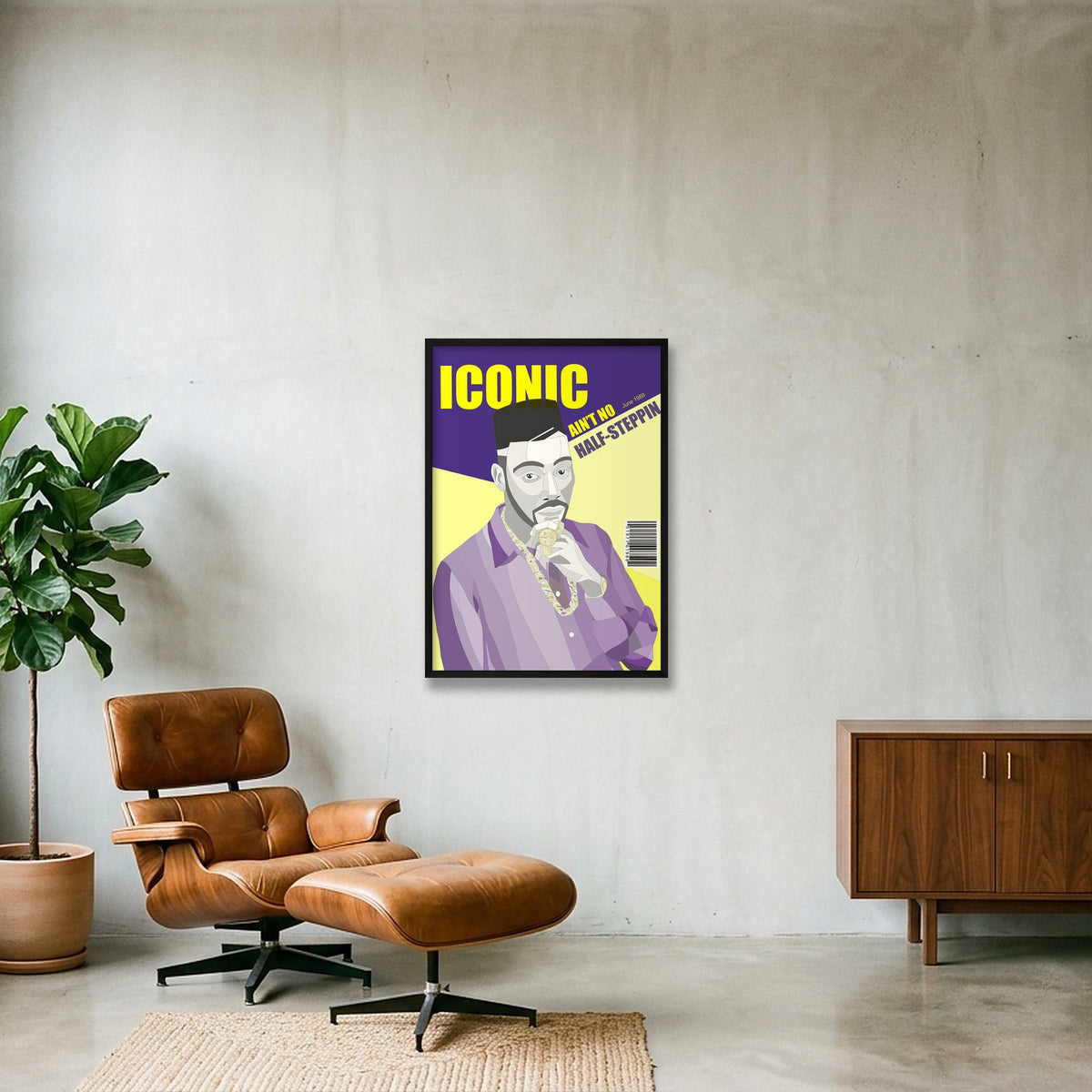Big Daddy Kane — 59×84cm, 23×33" Black Frame