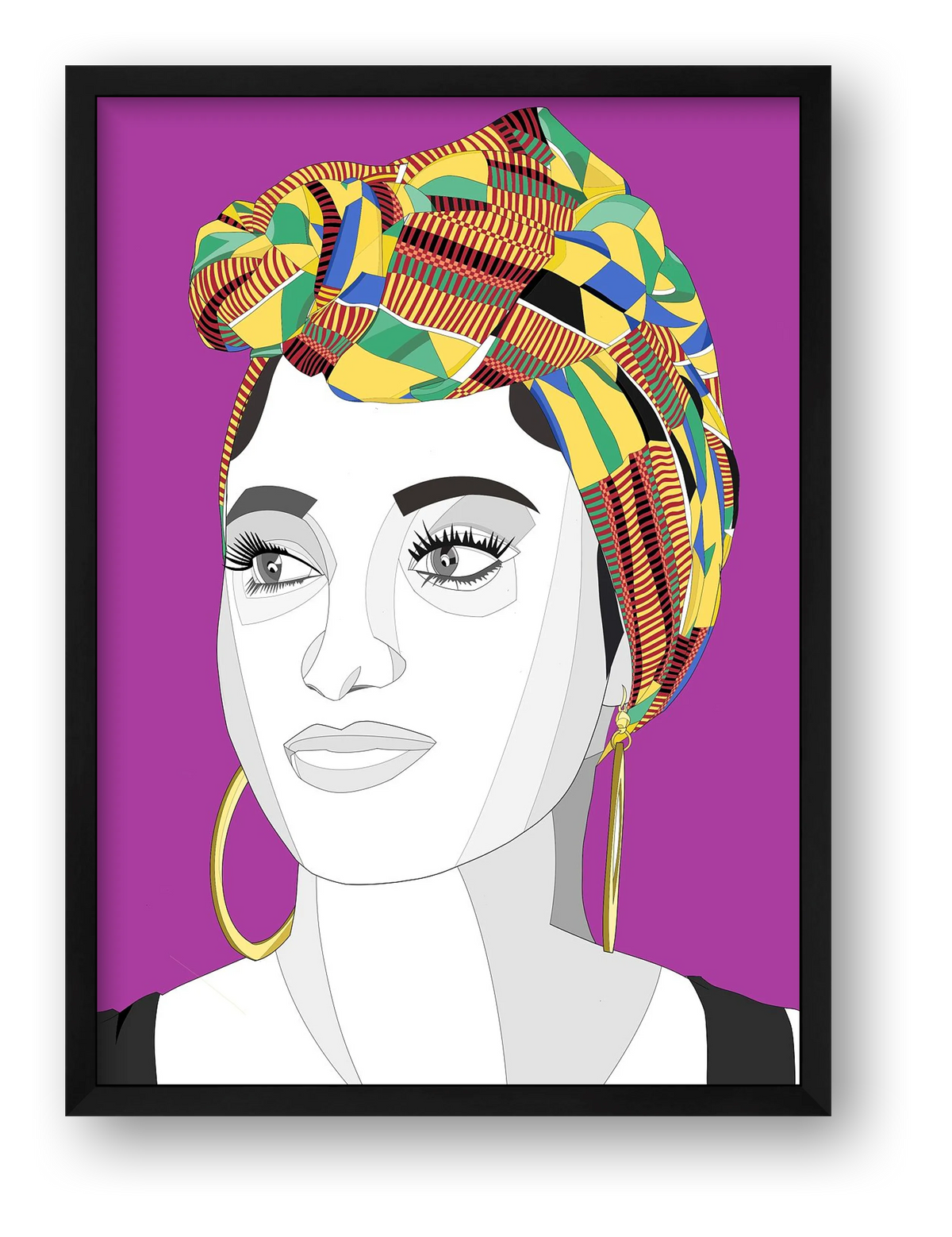 kente 3 — framed