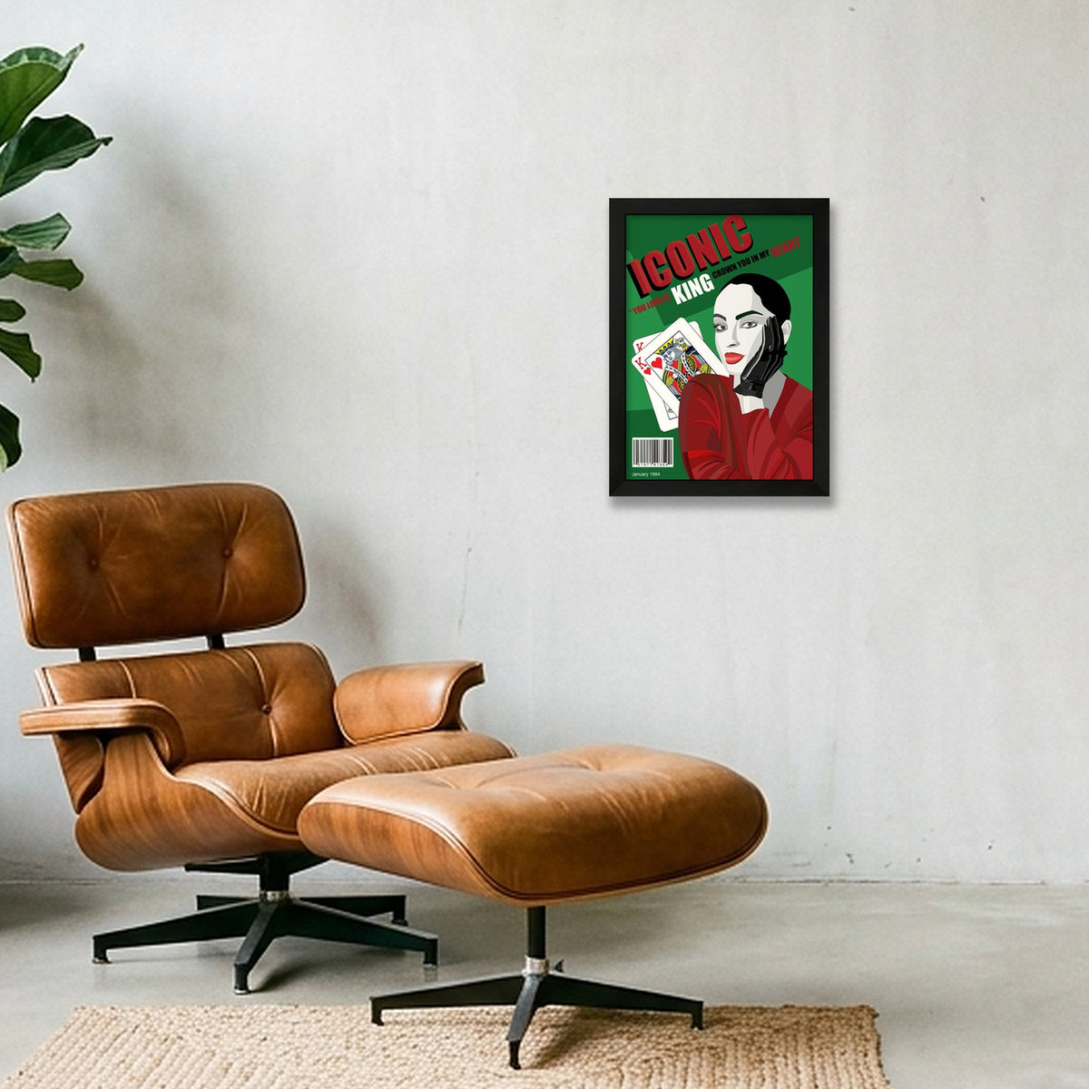 sade — A4 (21×30cm, 8×12") Black Frame