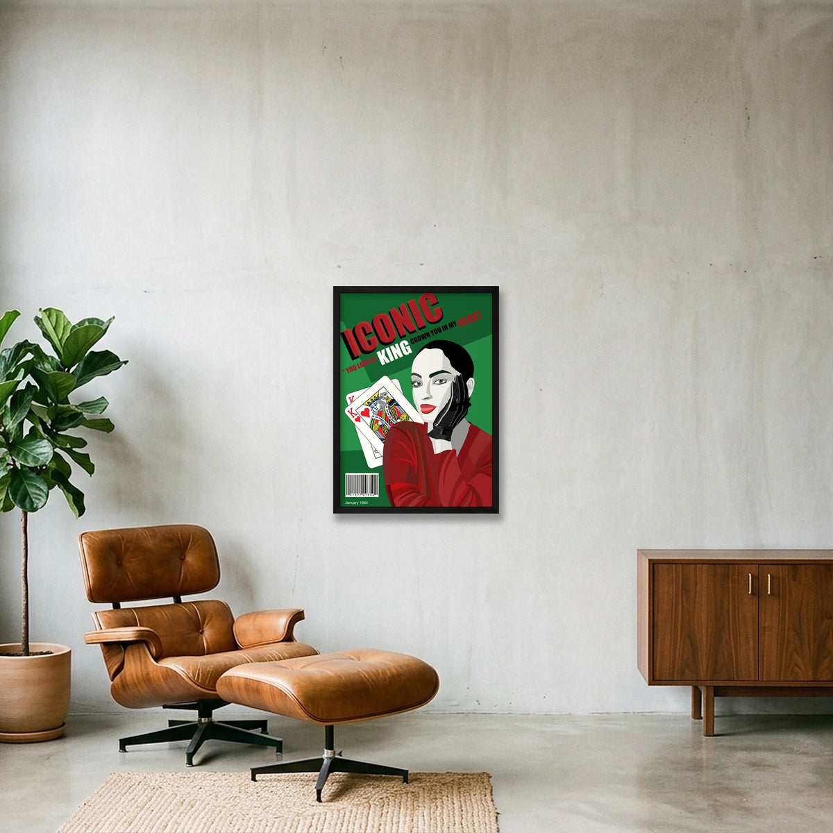 sade — 42×59cm, 17×23" Black Frame