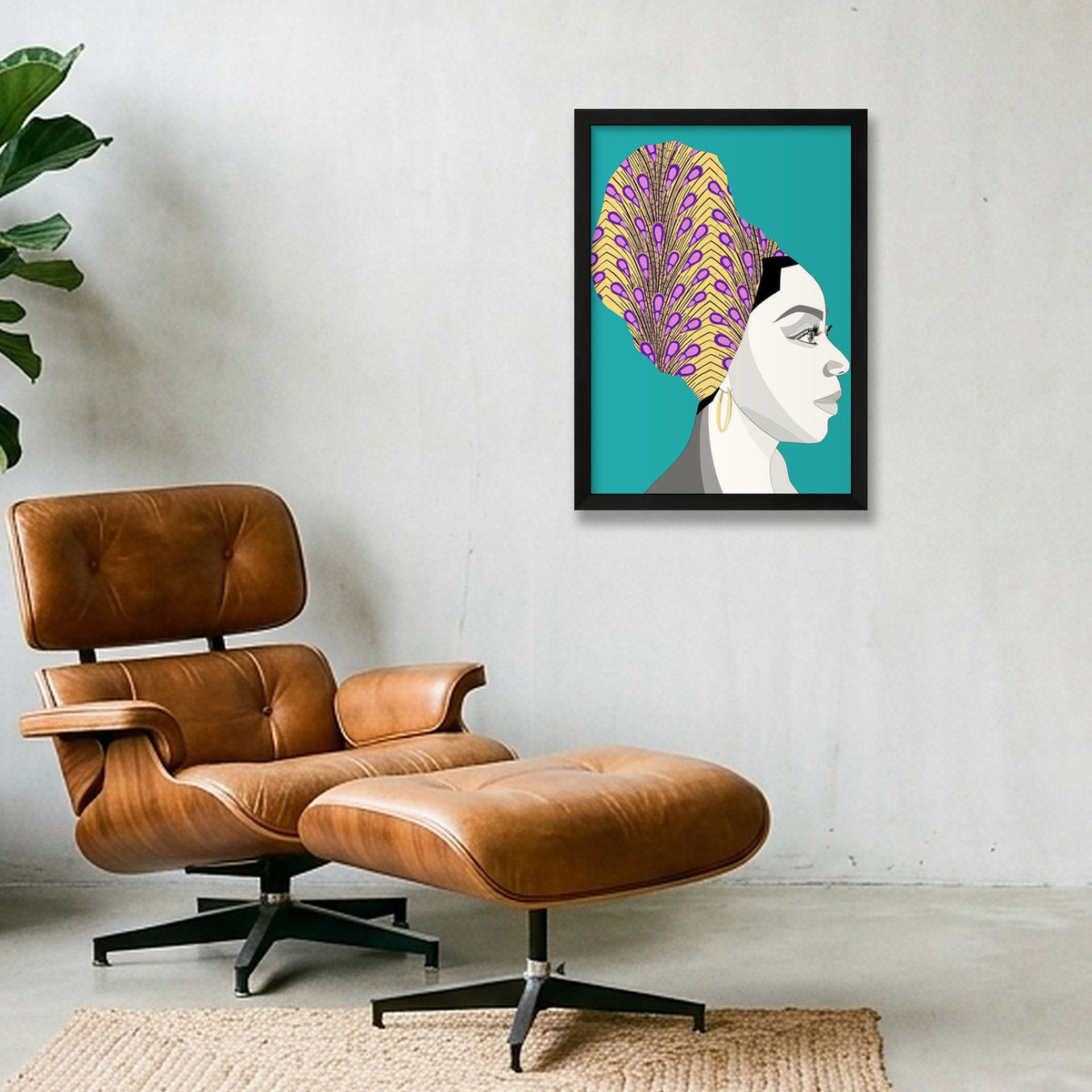print 4 — A3 (30×42cm, 12×17") Black Frame