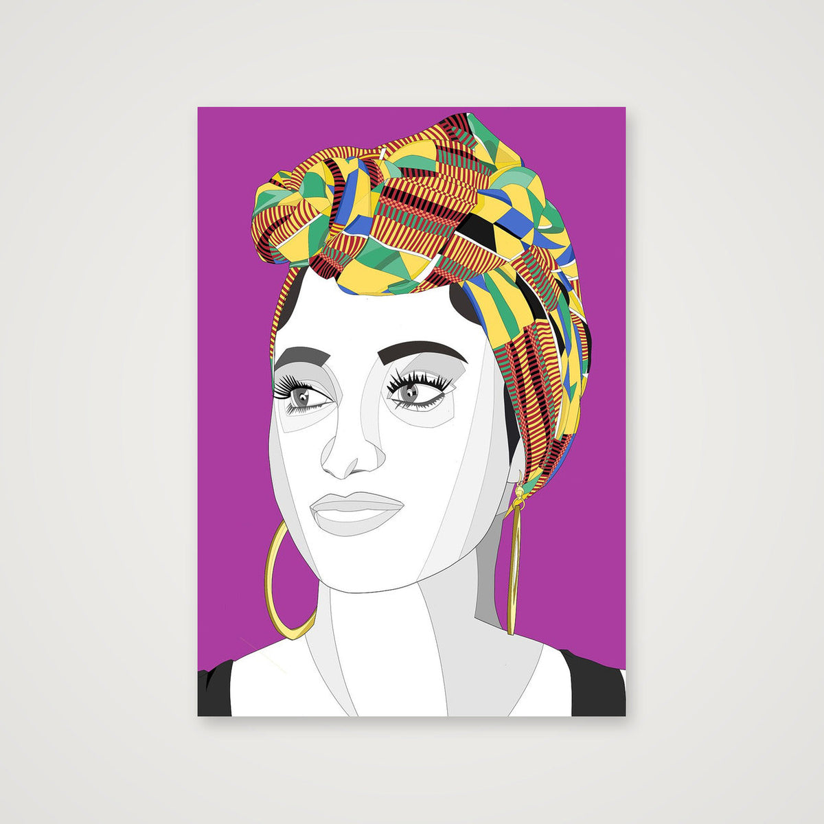 kente 3 — 59×84cm, 23×33" Print only