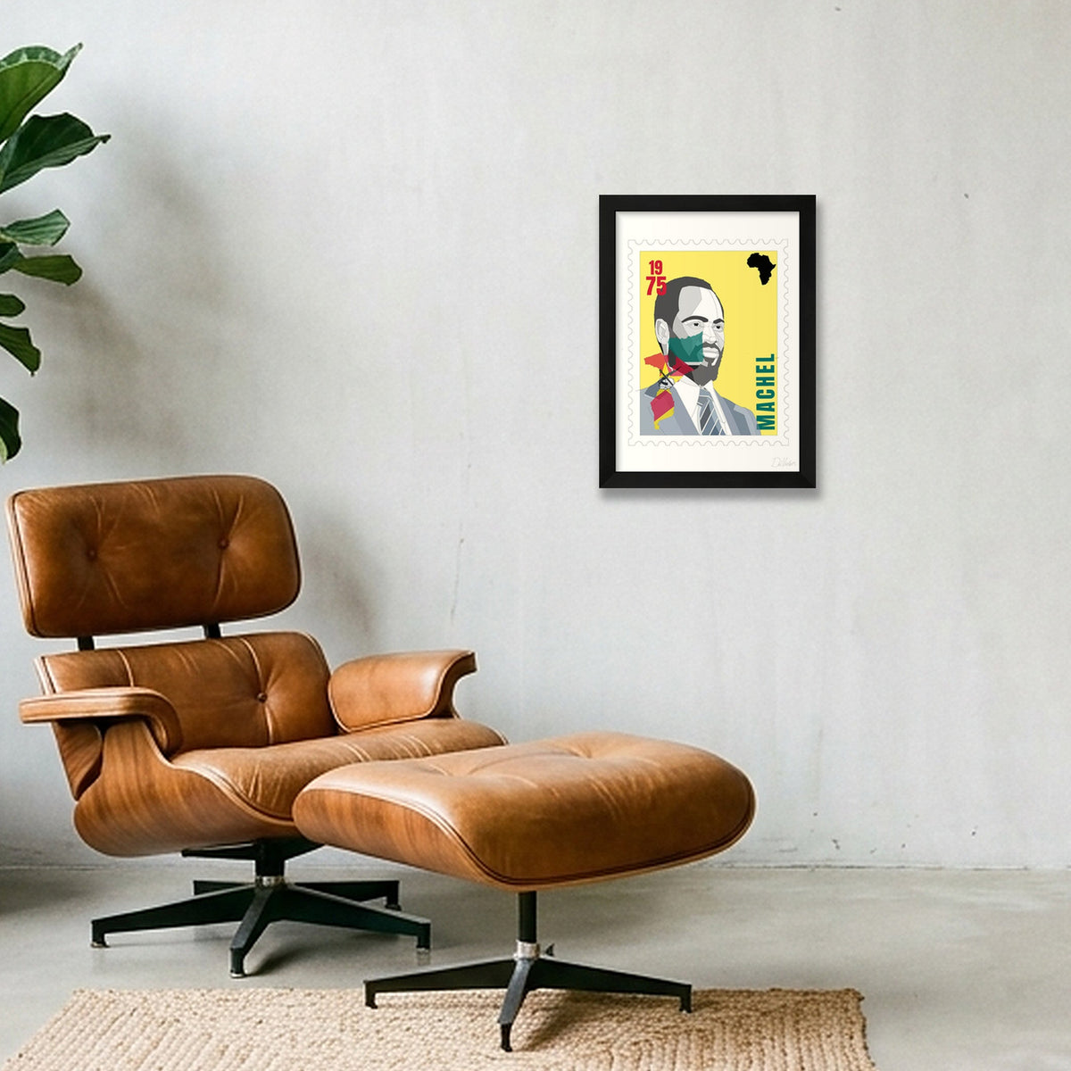 Machel — A4 (21×30cm, 8×12") Black Frame