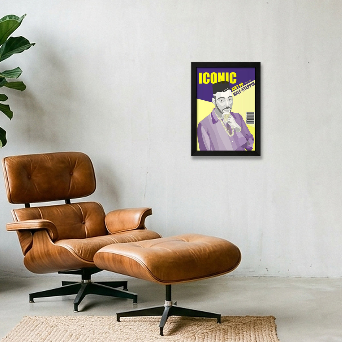 Big Daddy Kane — A4 (21×30cm, 8×12") Black Frame