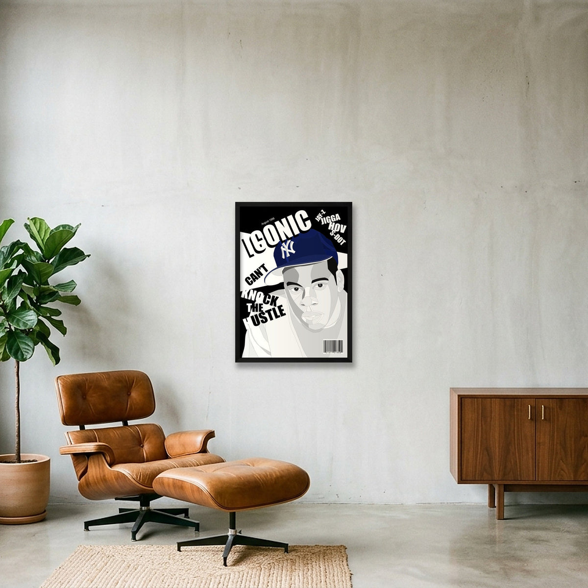 Untitled - 14 July 2026 19.45 — 42×59cm, 17×23" Black Frame