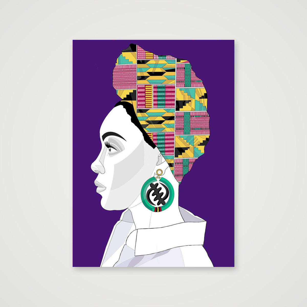 kente 1 — 42×59cm, 17×23" Print only
