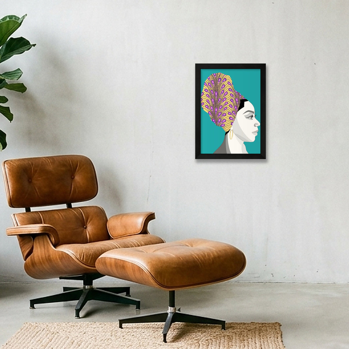 print 4 — A4 (21×30cm, 8×12") Black Frame